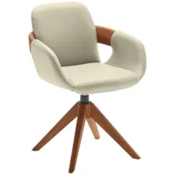 Armlehnstuhl Lederauswahl, Stoffauswahl, Typenauswahl, Sitzfl&auml;che 360&deg; drehbar, automatische R&uuml;ckholfunktion Echtleder