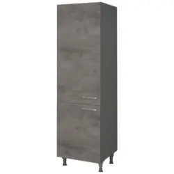 Geschirrschrank 60/216,6/58 cm in Schieferfarben