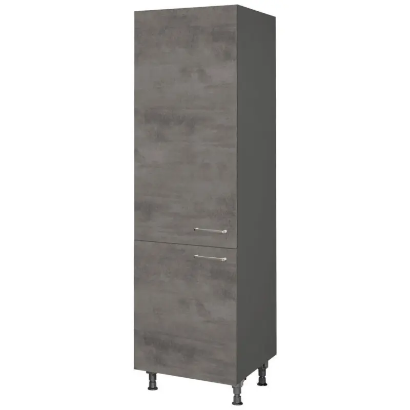 Geschirrschrank 60/216,6/58 cm in Schieferfarben