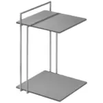 XXXLutz Lauterach - Ihr M&ouml;belhaus bei Bregenz Beistelltisch in Metall, Kunststoff 42/38/60 cm