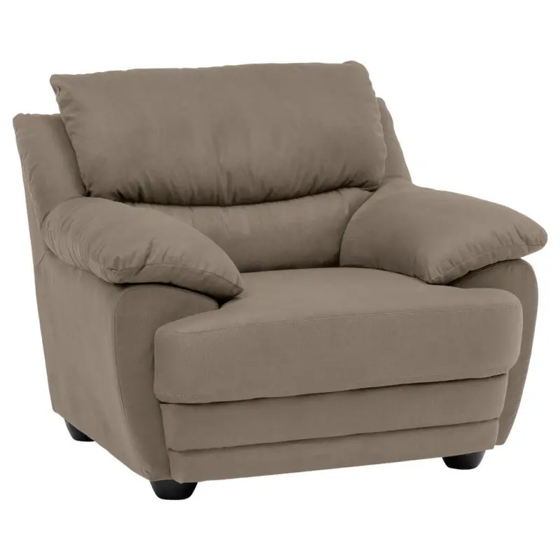 Sessel in Chenille Grau