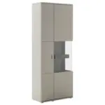 XXXLutz Lauterach - Ihr M&ouml;belhaus bei Bregenz Vitrine in furniert Grau, Eichefarben