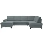 XXXLutz Lauterach - Ihr M&ouml;belhaus bei Bregenz Wohnlandschaft in Webstoff Grau