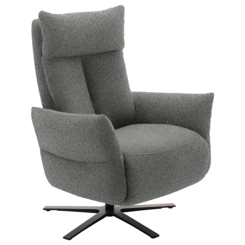 Fernsehsessel in Chenille Grau