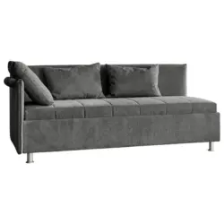 Polsterliege in Flachgewebe Anthrazit