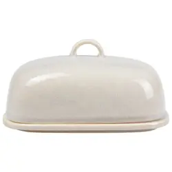 Butterdose Keramik Perlemor Sand