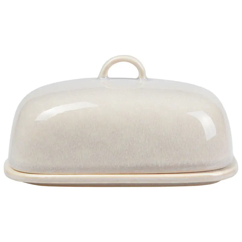 Butterdose Keramik Perlemor Sand