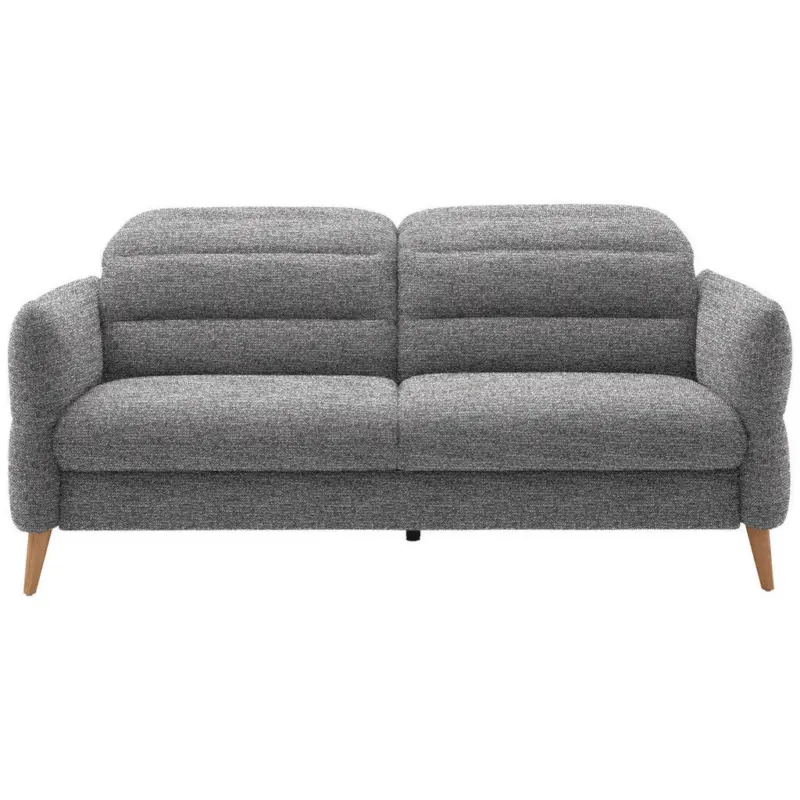 2-Sitzer-Sofa in Webstoff Grau