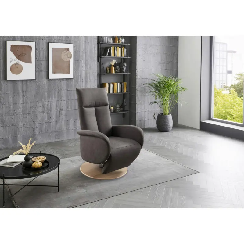Relaxsessel in Textil Anthrazit