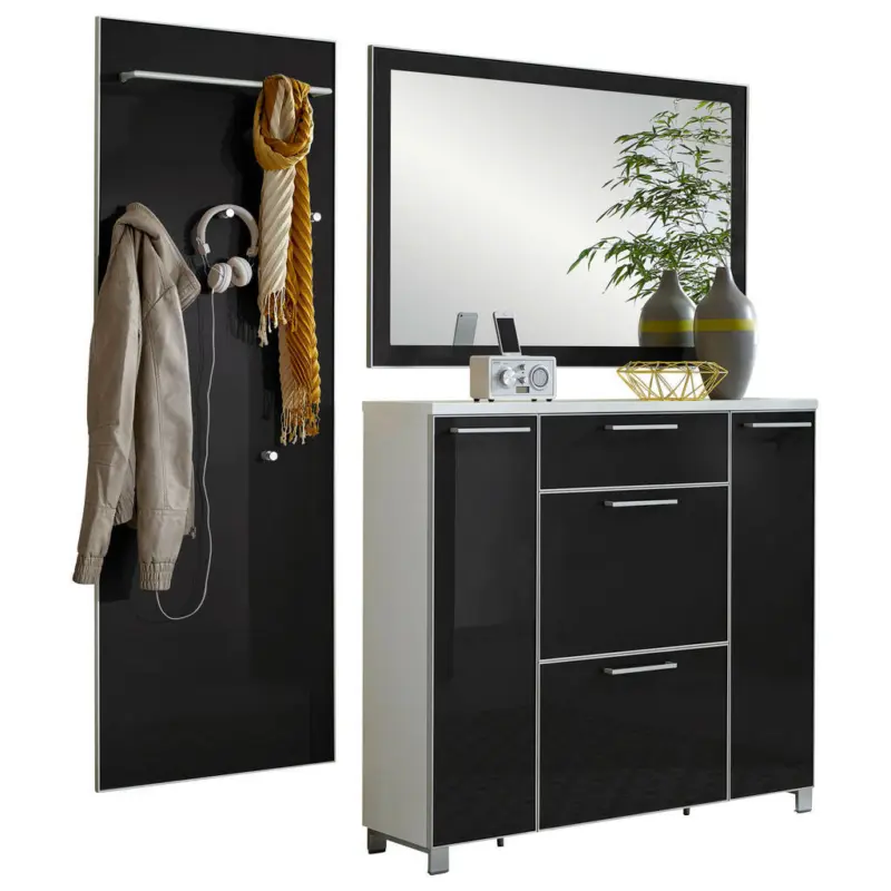 Garderobe 3-teilig in 190/195/31 cm