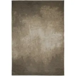 Flachwebeteppich 68/130 cm Lykaris Dunkelgrau, Dunkelbraun