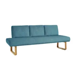 Sitzbank 209/92/78 cm in Hellblau