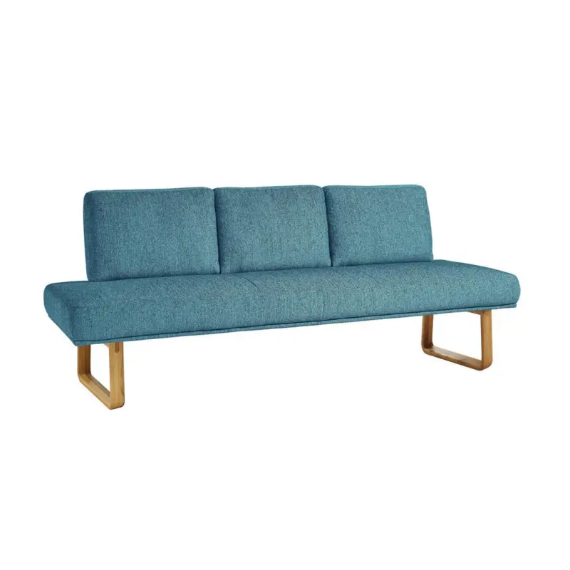 Sitzbank 209/92/78 cm in Hellblau