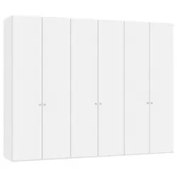 Dreht&uuml;renschrank in Wei&szlig;