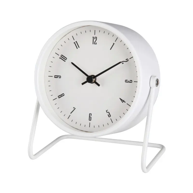 Tischuhr Wei&szlig;
