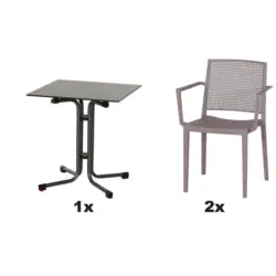 Gartengarnitur 3-teilig