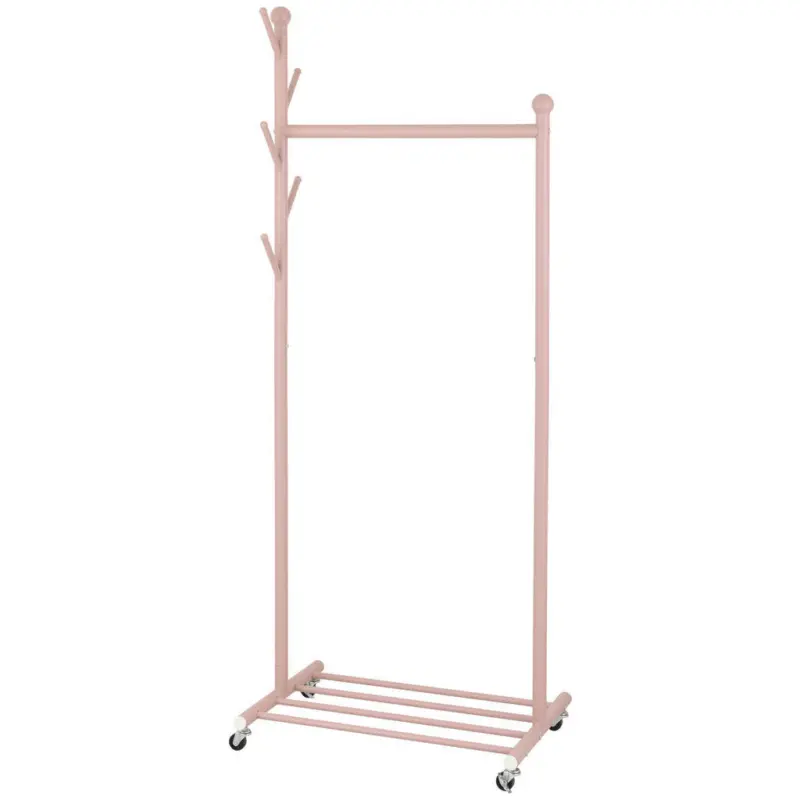 Kleiderwagen in Pink 68/171/43 cm