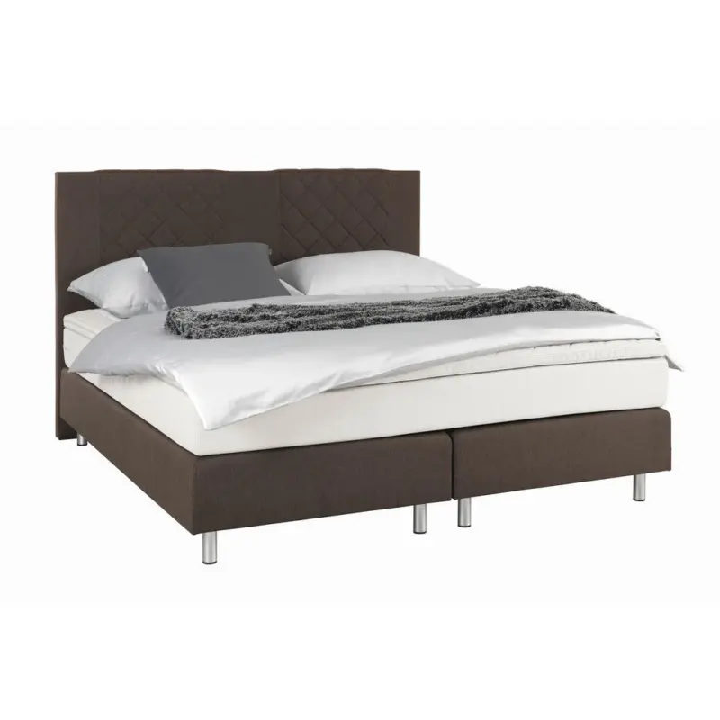 Boxspringbett 160/200 cm in Braun
