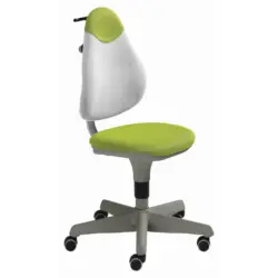 Jugenddrehstuhl in Netzbespannung Gr&uuml;n, Wei&szlig;