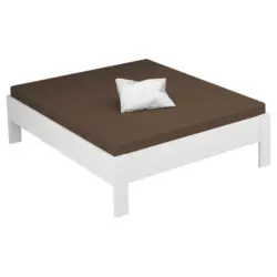 Bettrahmen 160/200 cm in Wei&szlig;