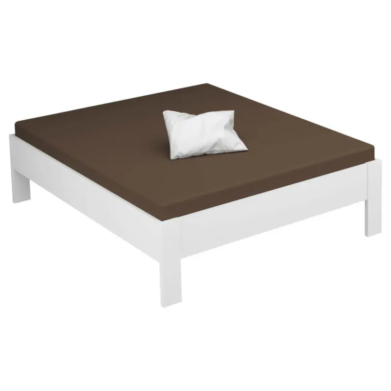 Bettrahmen 160/200 cm in Wei&szlig;