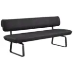 XXXLutz Lauterach - Ihr M&ouml;belhaus bei Bregenz Sitzbank 200/88/68 cm in Anthrazit, Schwarz