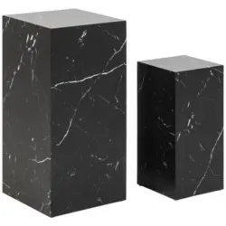 Blumens&auml;ule in Papier, Holzwerkstoff 35/35/70 cm