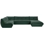 XXXLutz Lauterach - Ihr M&ouml;belhaus bei Bregenz Wohnlandschaft Giselle in Cord Dunkelgr&uuml;n