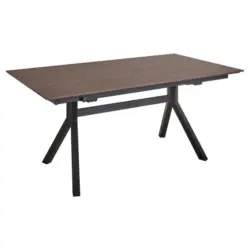 Esstisch in Holz, Metall 200-300/95/76 cm