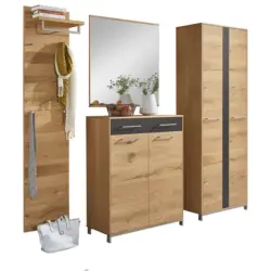 Garderobe 4-teilig in 220/195/31 cm