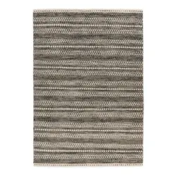 Flachwebeteppich 80/150 cm My Jaipur Dunkelbraun, Beige