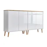 XXXLutz Lauterach - Ihr M&ouml;belhaus bei Bregenz Sideboard Mailand Set 2 + HF in 158/86/33 cm