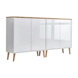 Sideboard Mailand Set 2 + HF in 158/86/33 cm