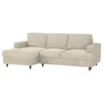 XXXLutz Lauterach - Ihr M&ouml;belhaus bei Bregenz Ecksofa in Cord, Velours Beige 140/247 cm