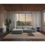 XXXLutz Lauterach - Ihr M&ouml;belhaus bei Bregenz Ecksofa Hannah in Cord Hellgrau 200/304 cm