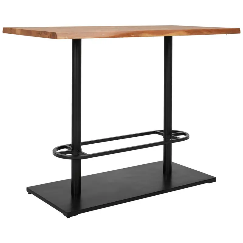 Bartisch in Holz, Metall 140/75/105 cm