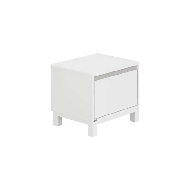 Nachtk&auml;stchen 48,4/42,9/40,1 cm in Grau, Wei&szlig;