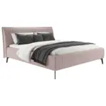XXXLutz Lauterach - Ihr M&ouml;belhaus bei Bregenz Polsterbett gepolstertes Kopfteil Altrosa 180/200 cm