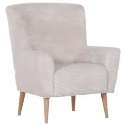 Sessel in Cord Creme