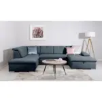 XXXLutz Lauterach - Ihr M&ouml;belhaus bei Bregenz Wohnlandschaft Ramzes in Dunkelblau