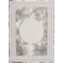 Webteppich 80/150 cm Harmony Hellgrau