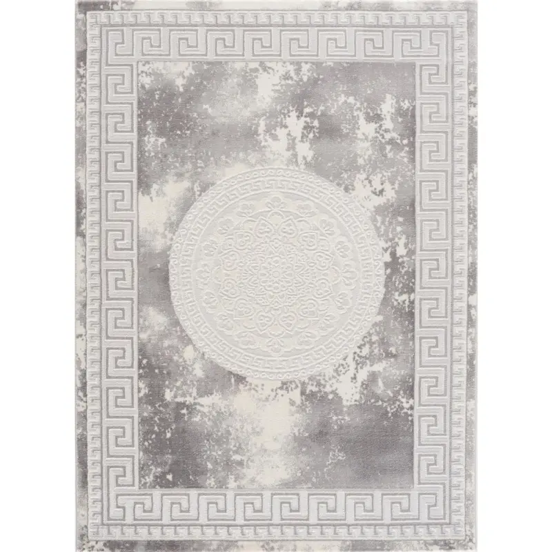 Webteppich 80/150 cm Harmony Hellgrau