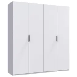 Faltt&uuml;renschrank in Wei&szlig;