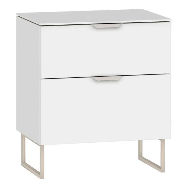 Nachtk&auml;stchen 45/53/43 cm in Wei&szlig;