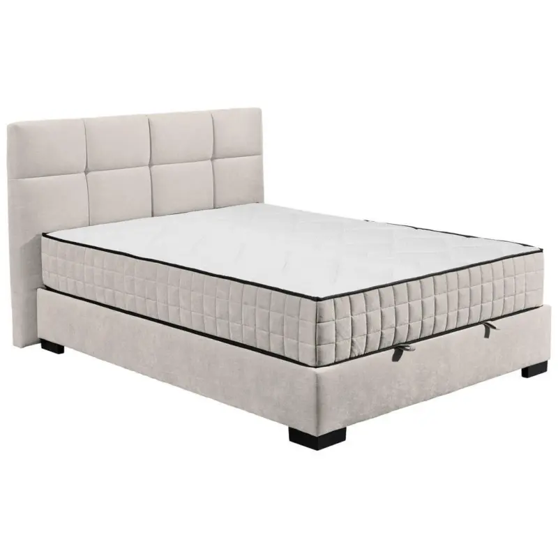 Boxbett 140/200 cm in Beige