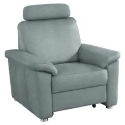 Fernsehsessel in Webstoff Salbeigr&uuml;n