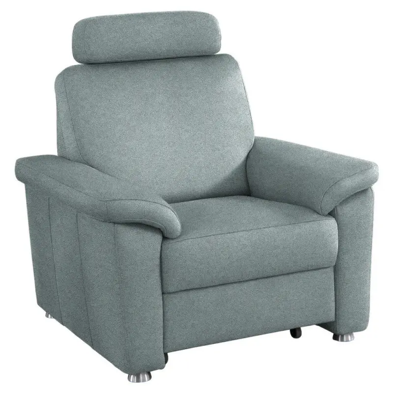 Fernsehsessel in Webstoff Salbeigr&uuml;n