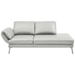 R&eacute;camiere in Echtleder Hellgrau