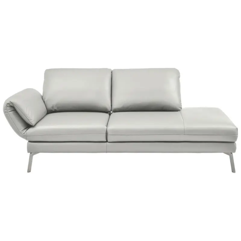 R&eacute;camiere in Echtleder Hellgrau