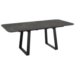 Esstisch in Holz, Metall 160-210/95/76 cm